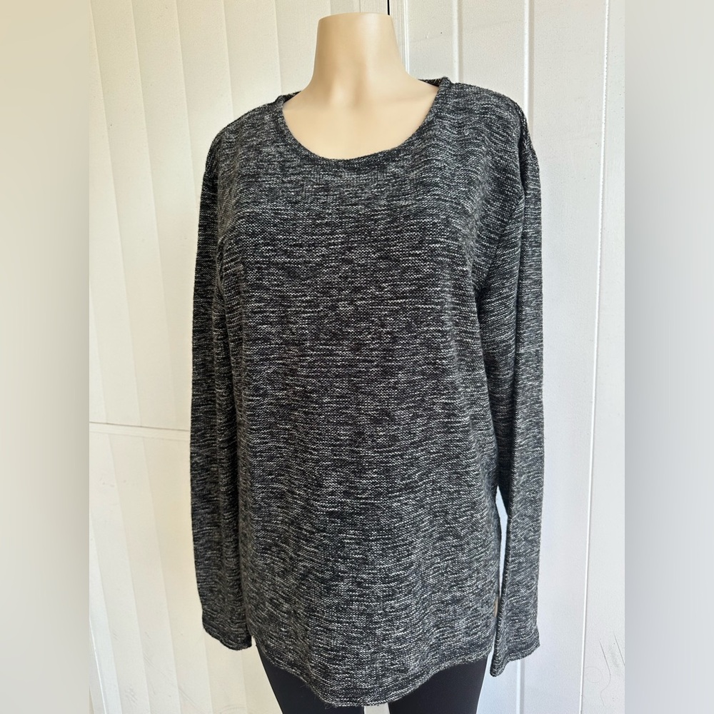 LINDBERGH WHITE Long Sleeve Crew Neck Sweatshirt Size Large